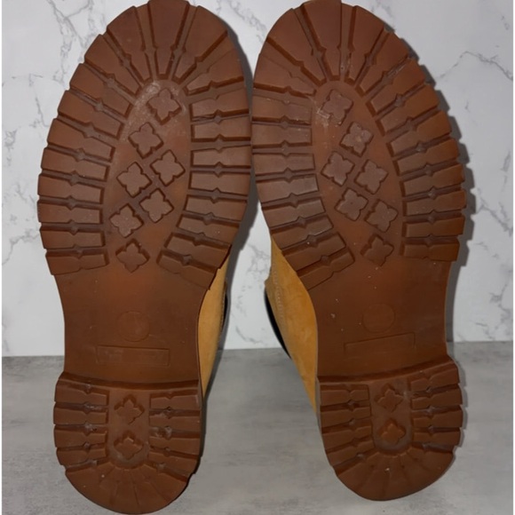 MENS Timberland Premium 6 IN Waterproof Boot Wheat Nubuck - Picture 10 of 12